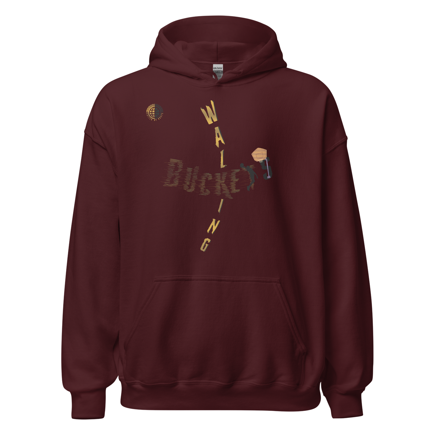 Walking Buckets Gold Unisex Hoodie