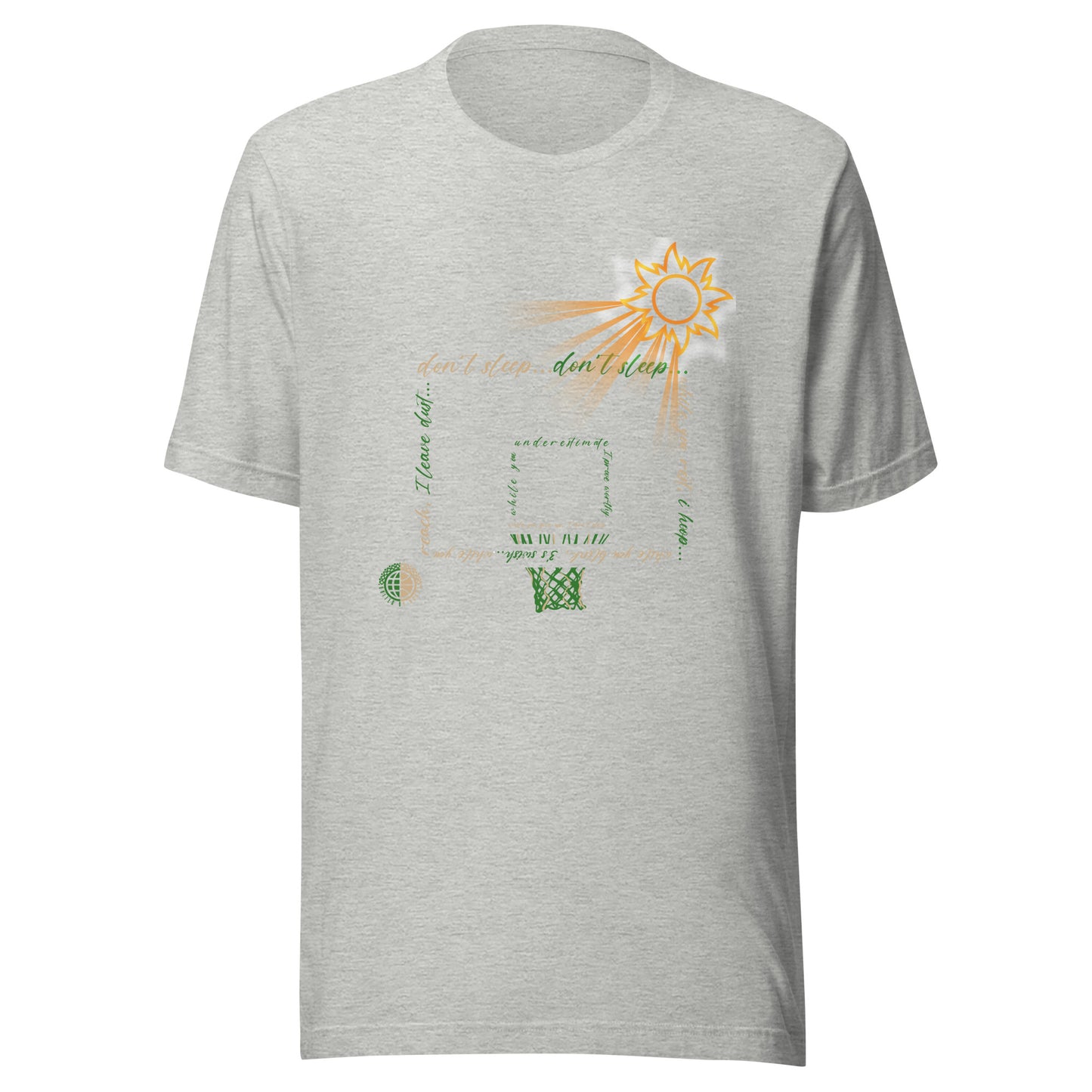Don't Sleep Unisex Green & Gold