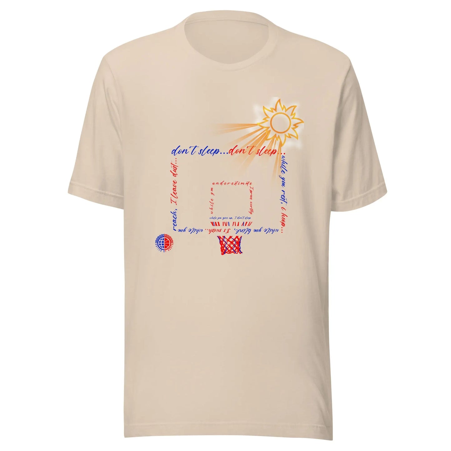 Don't Sleep Unisex Blue & Red United By Hoops, LLC