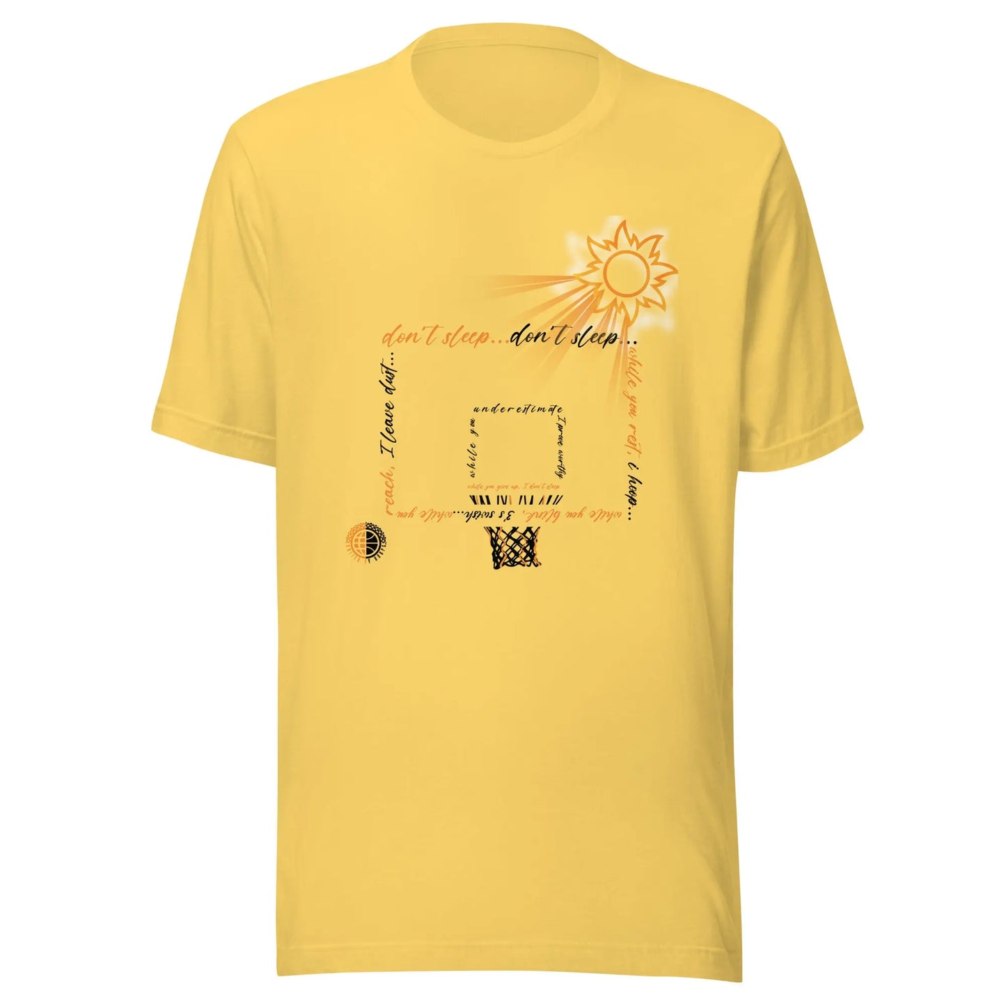 Don't Sleep Unisex Orange & Black United By Hoops, LLC