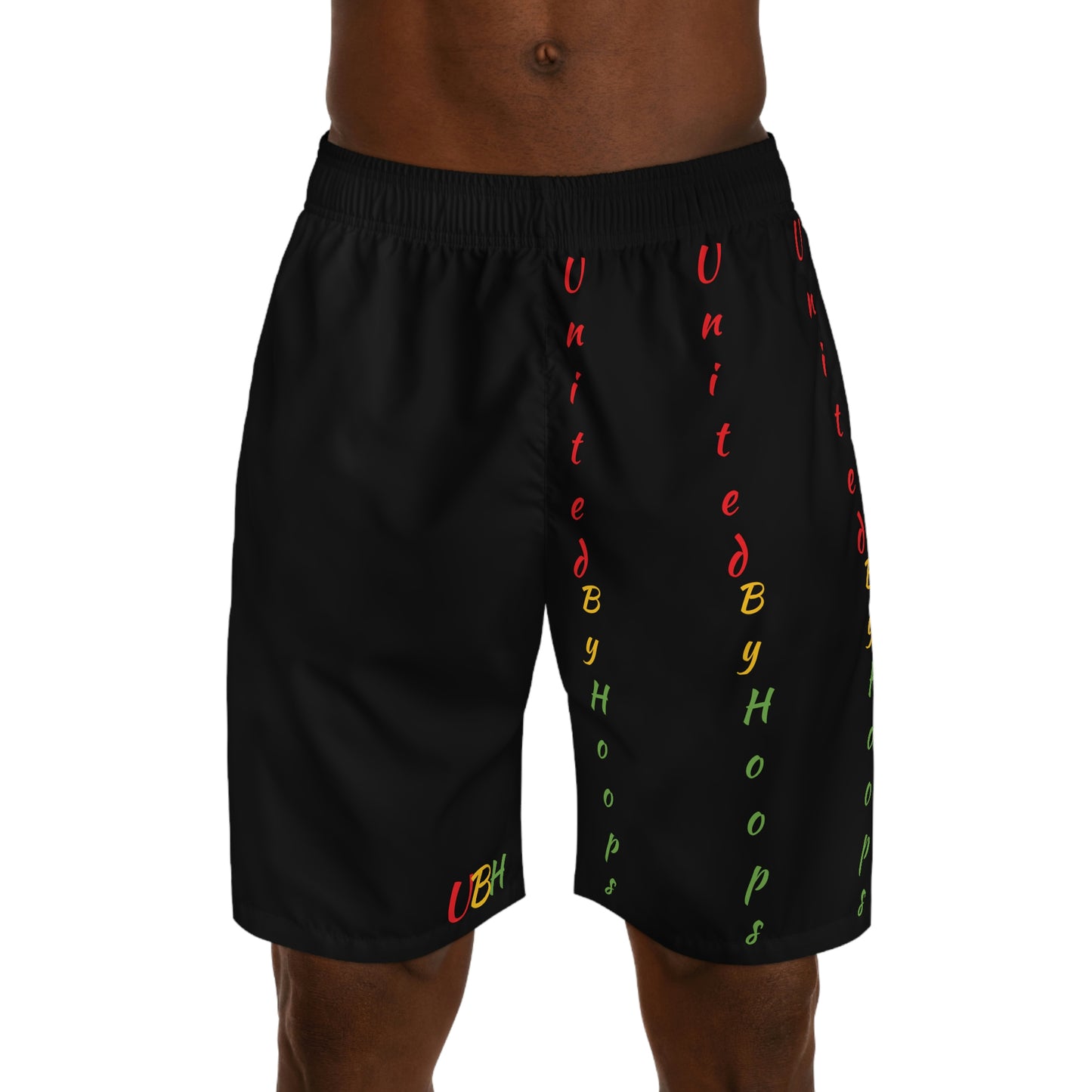 Striped Representation Basketball Shorts