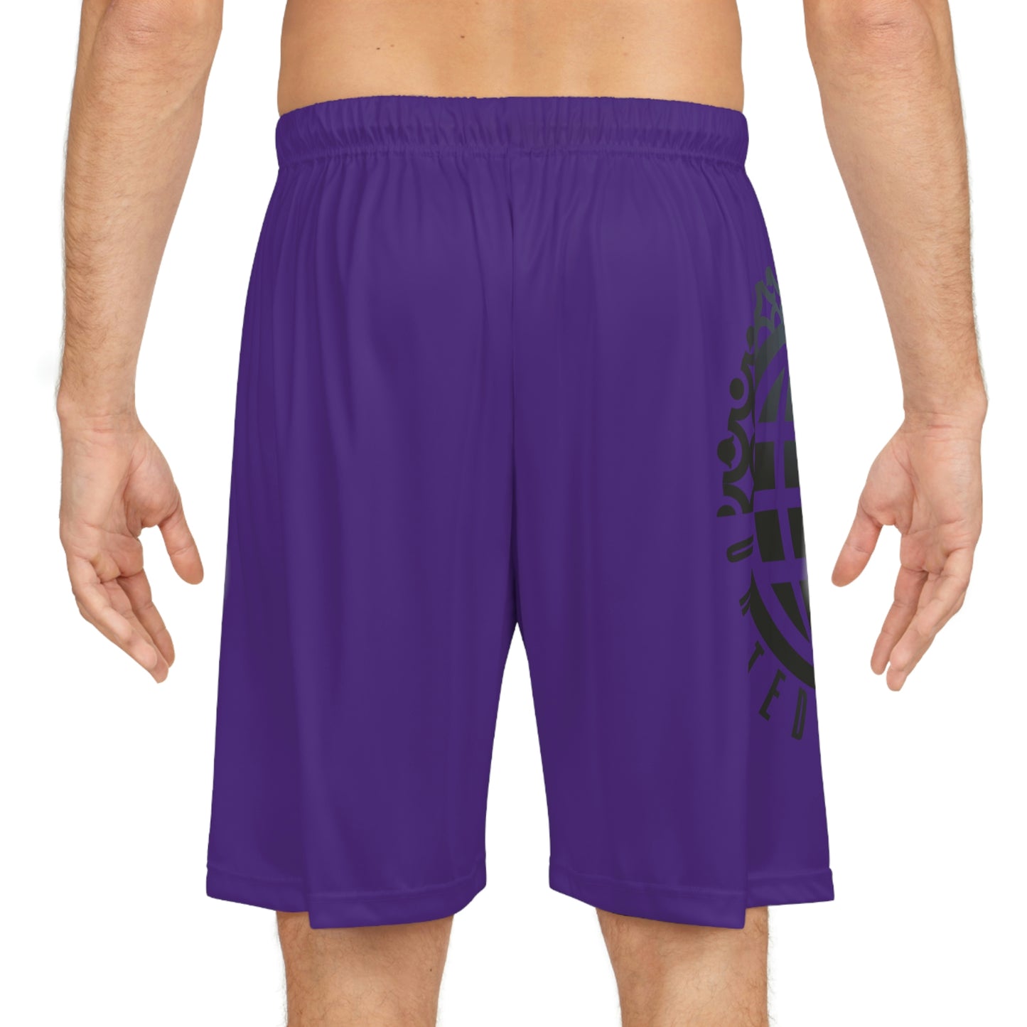 United By Hoops Purple Basketball Shorts