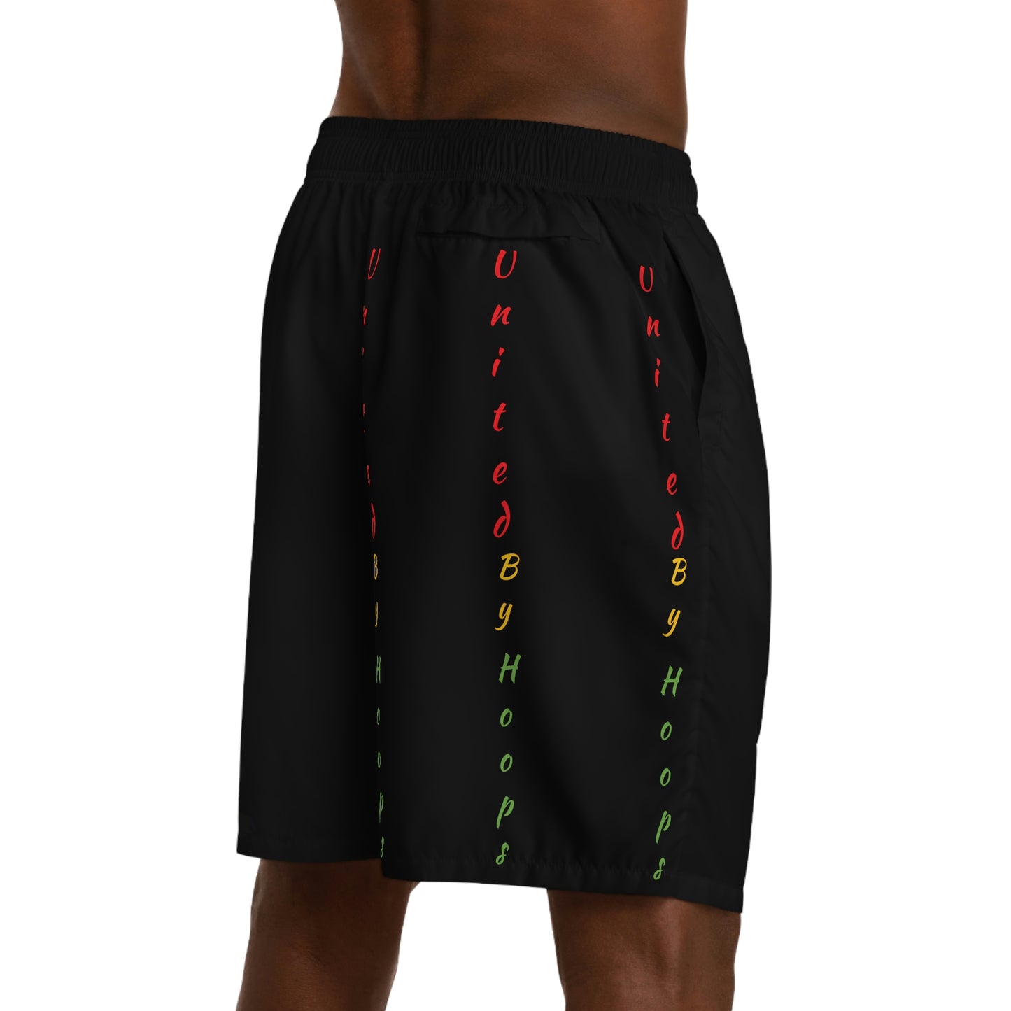 Striped Representation Basketball Shorts