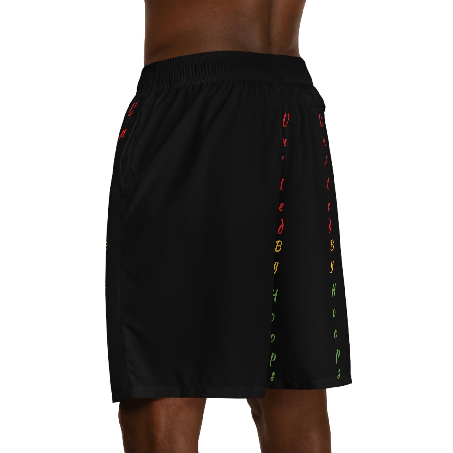 Striped Representation Basketball Shorts