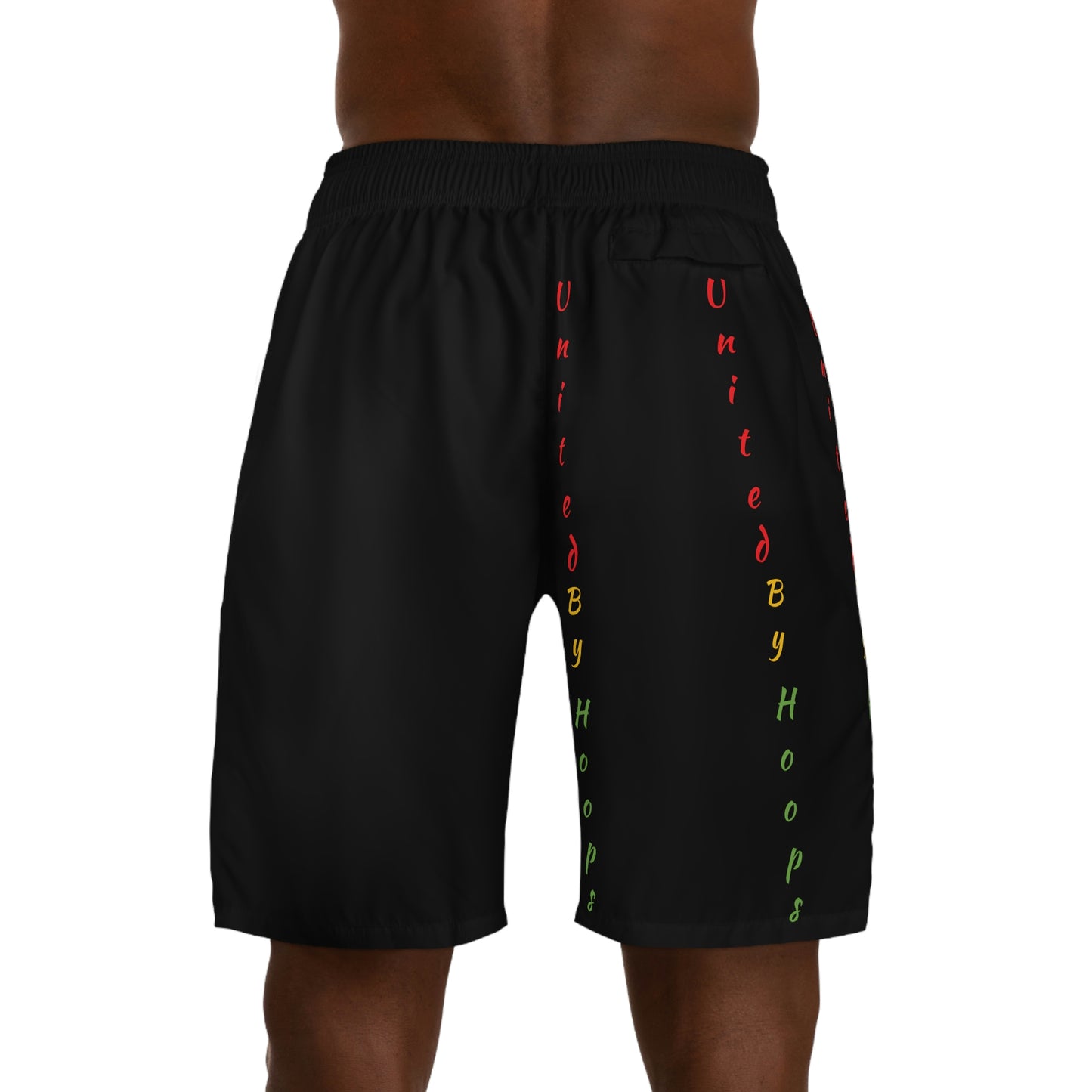 Striped Representation Basketball Shorts
