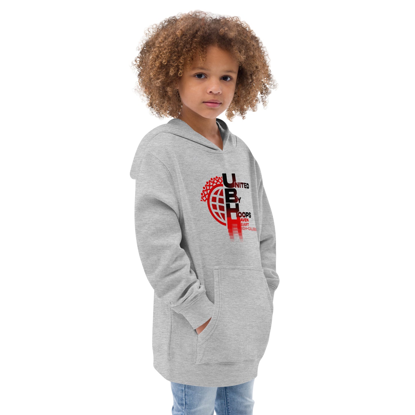 3H Red Fade Youth Hoodie