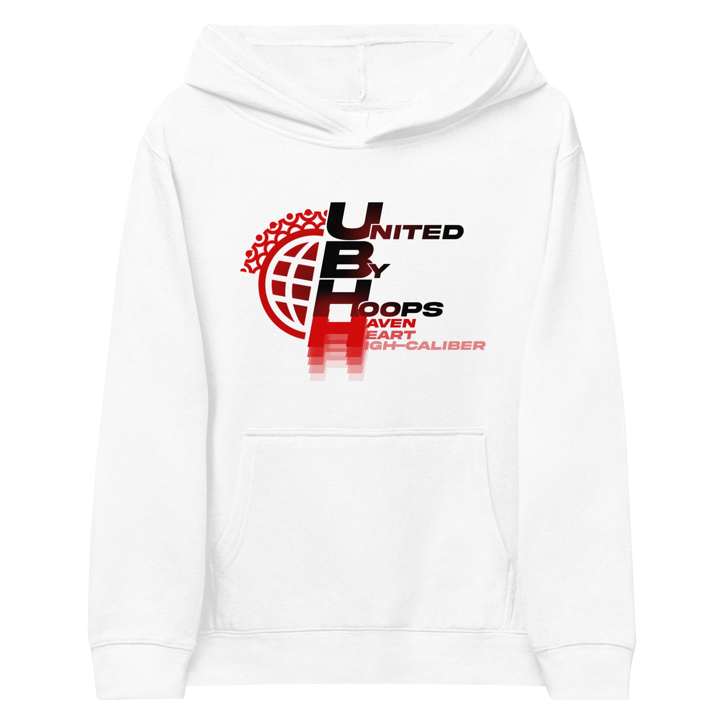 3H Red Fade Youth Hoodie