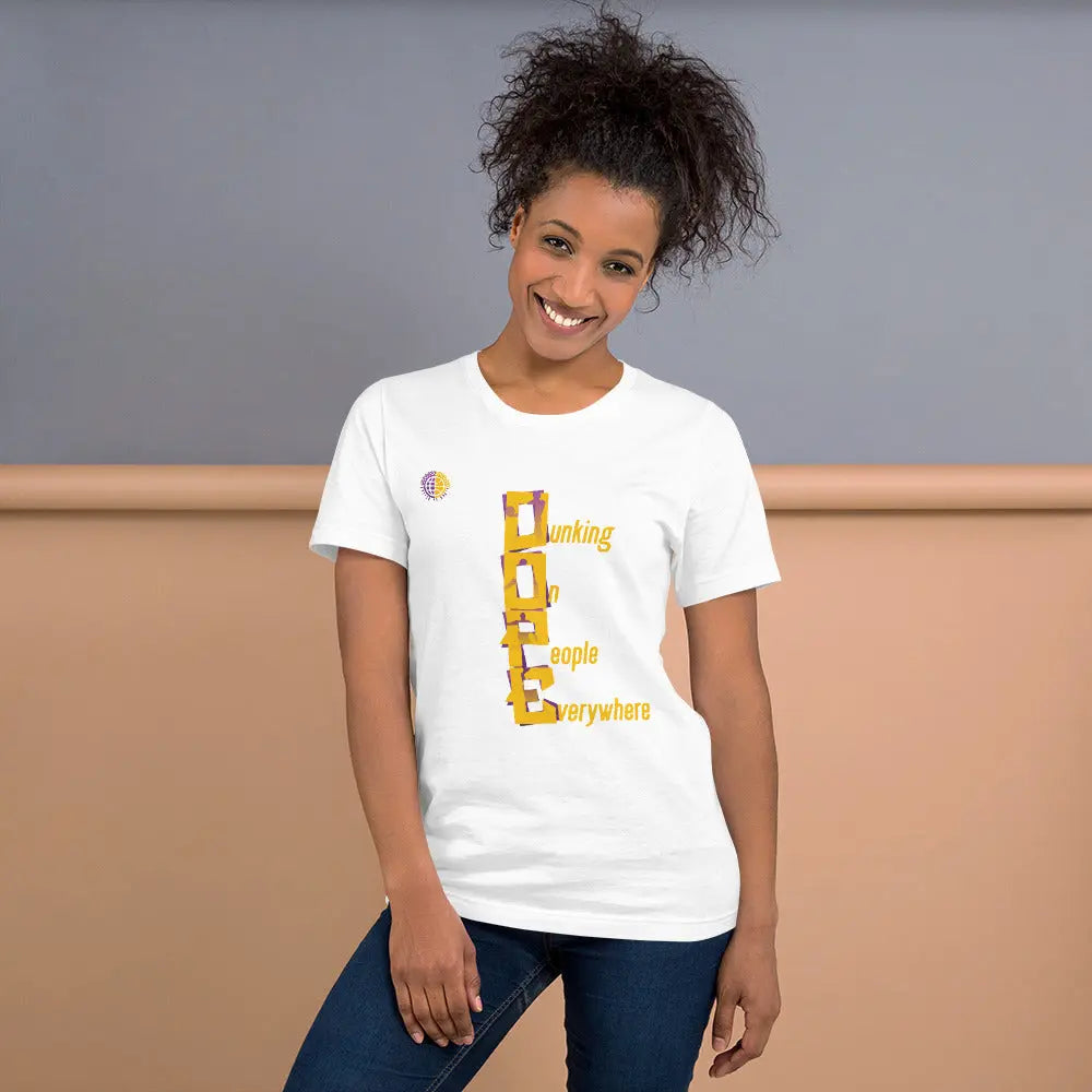 D.O.P.E. Purp'n'Gold Unisex Tee United By Hoops