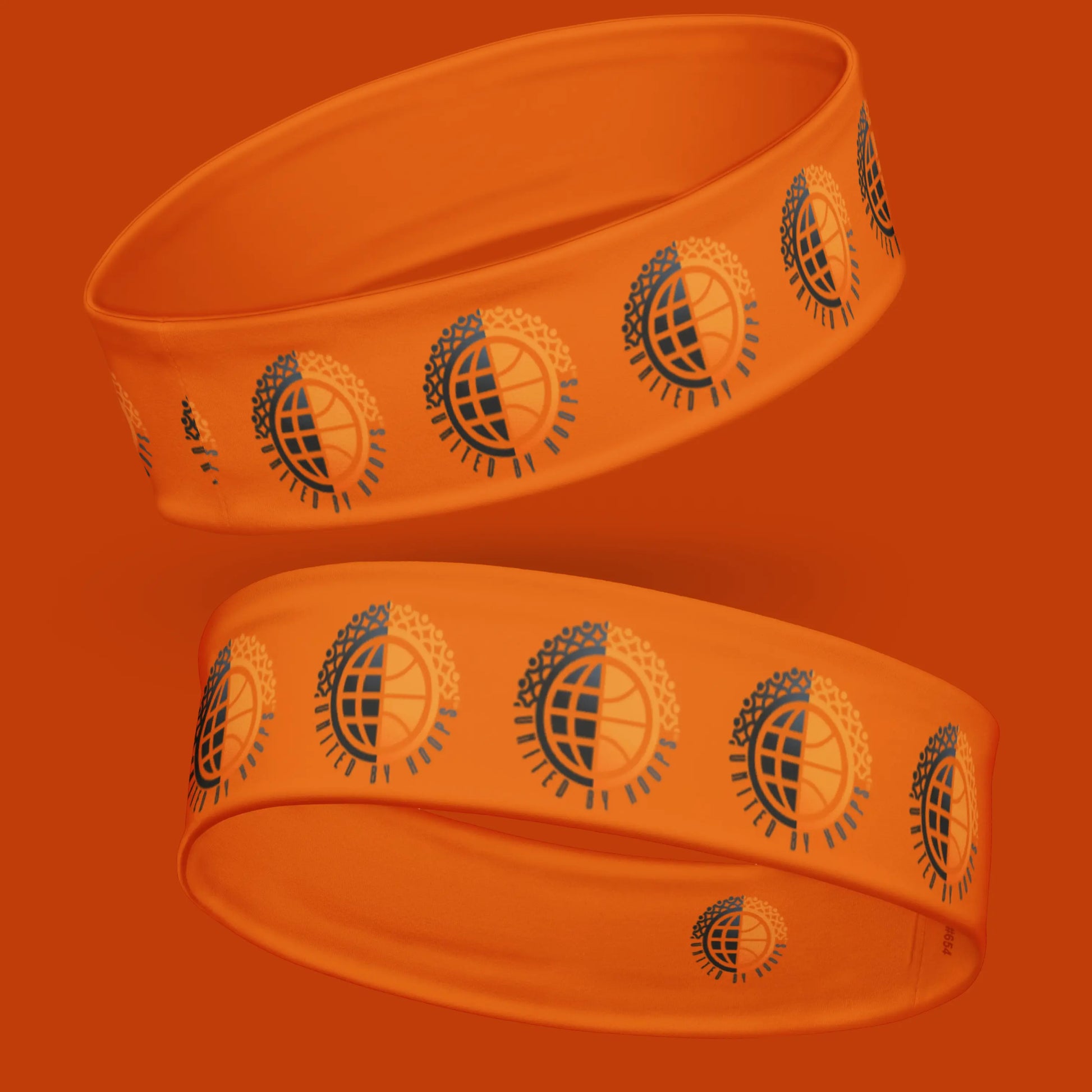 Vivid Orange Headband United By Hoops
