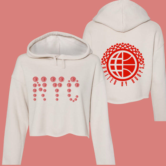 NYC Red Blend Cropped Hoodie