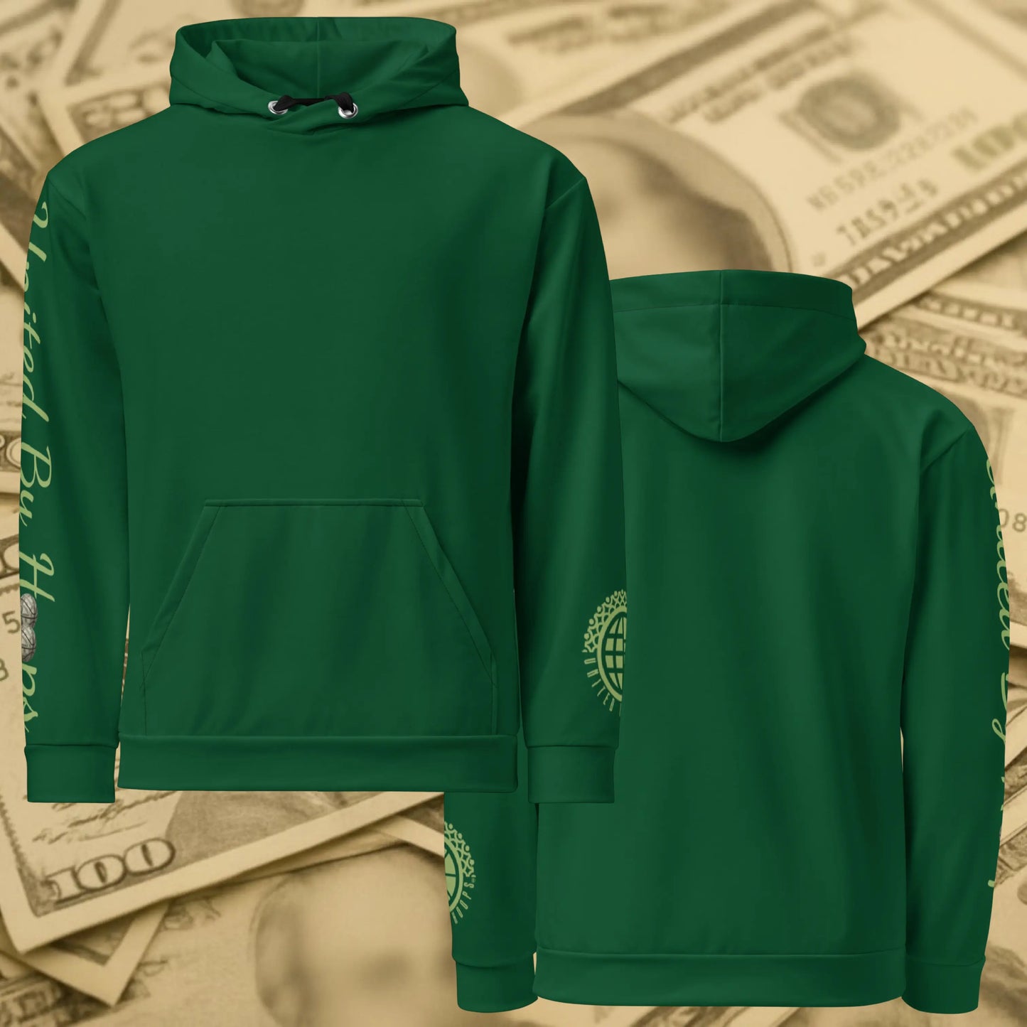 Scripted Money Unisex Hoodie United By Hoops, LLC