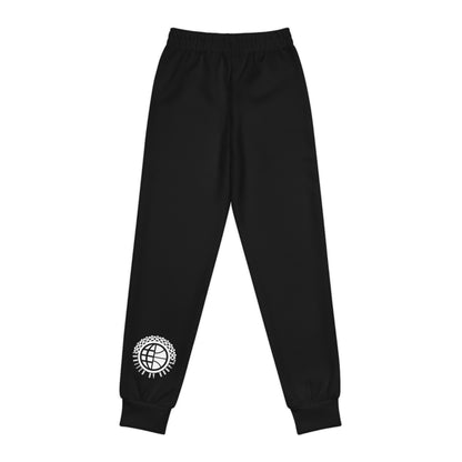 Black 'n' Grayish Youth Joggers