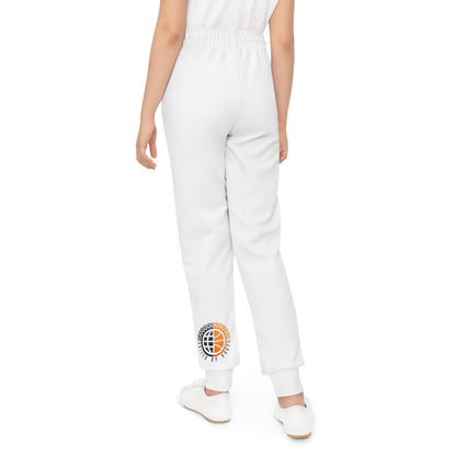 United By Hoops White Youth Joggers