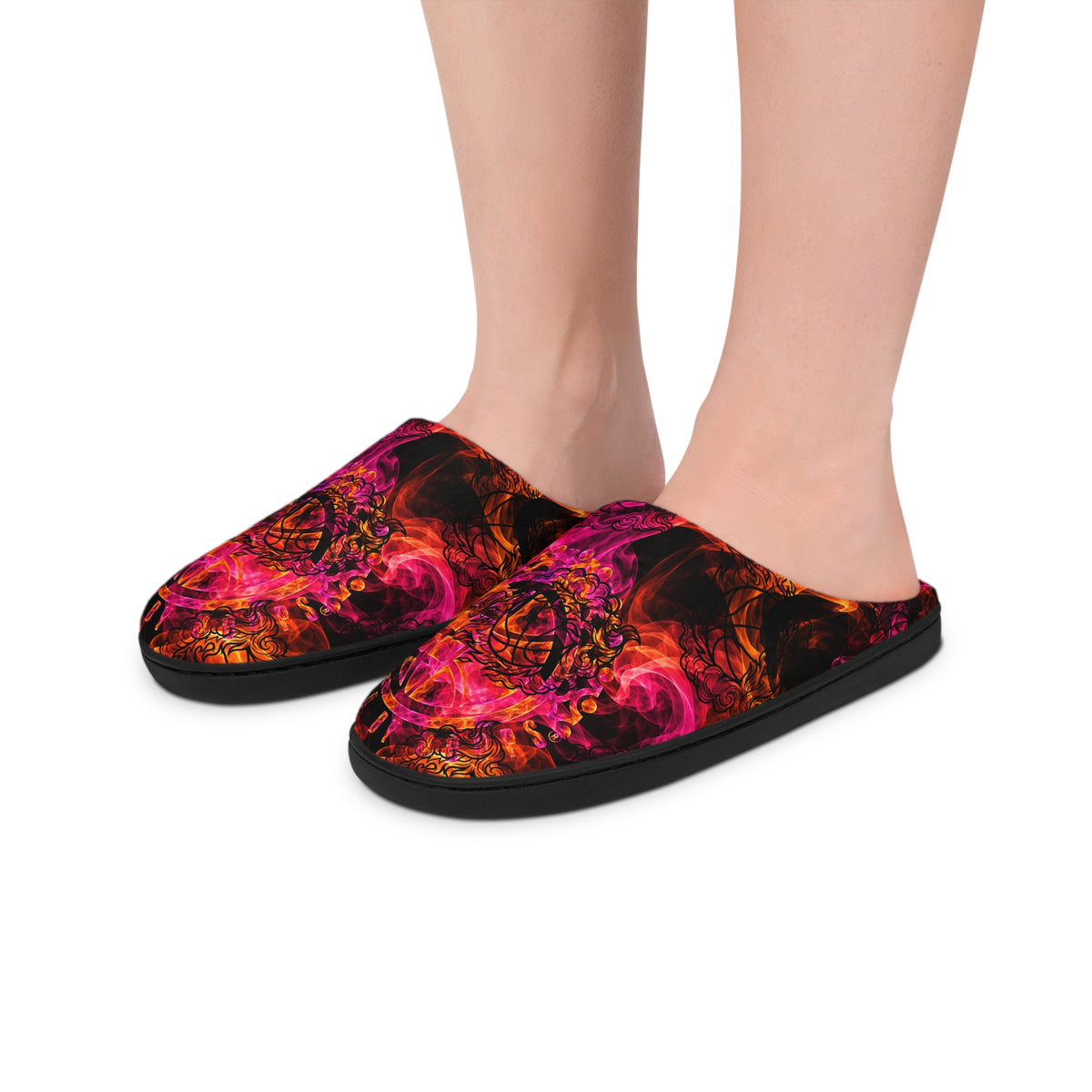What The Smoke Basketball Edition Personalized Indoor Slippers Printify