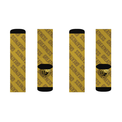 Greatness in Gold Unisex Socks