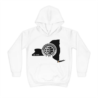 United By Hoops NYC BlackOut Youth Hoodie Printify