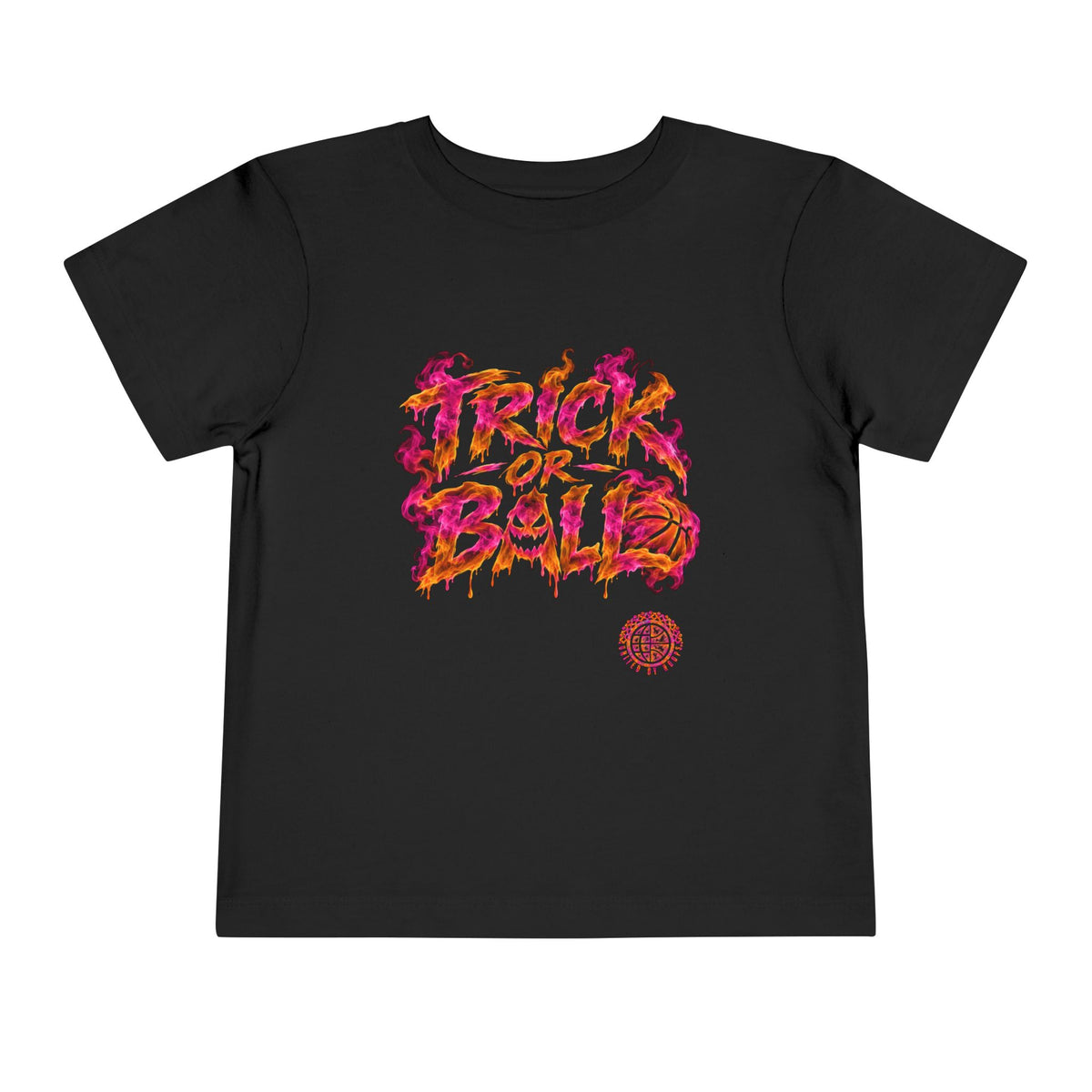 Trick or Ball Halloween Toddler Limited Edition Tee Printify