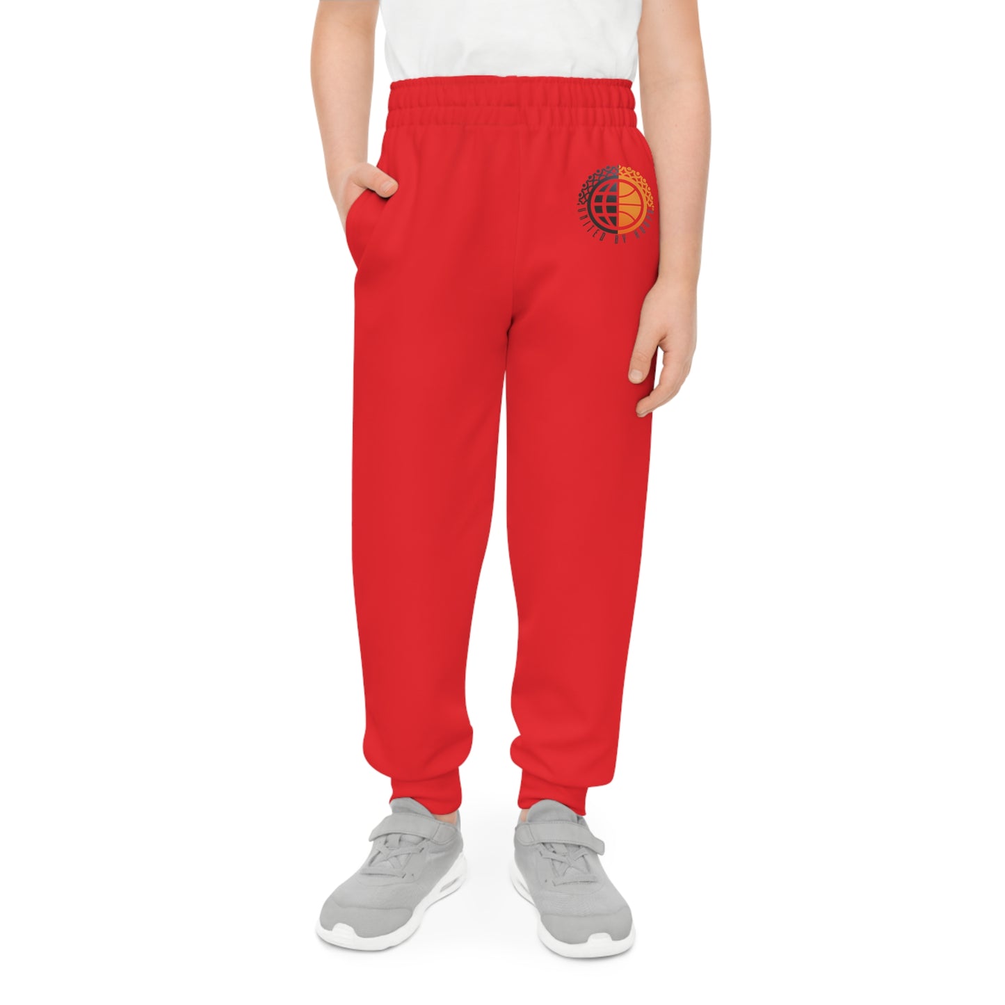 United By Hoops Red Youth Joggers