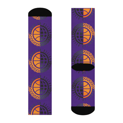 United By Hoops Purp O.G. Unisex Crew Socks