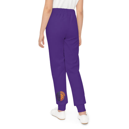 United By Hoops Purple Youth Joggers