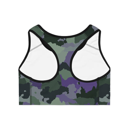 UBH Sports Bra Purp Camo