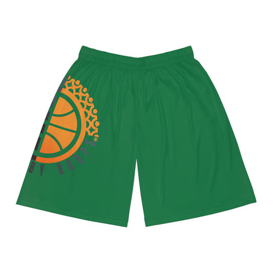 United By Hoops Dark Green Basketball Shorts