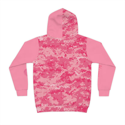 Camo in Pink Youth Hoodie