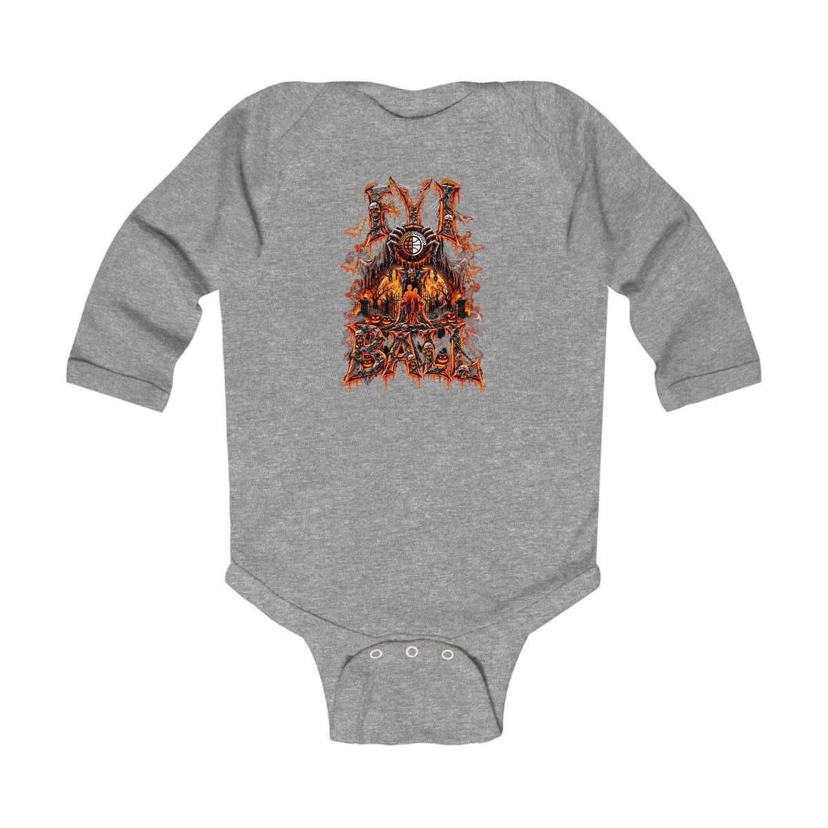 F.Y.I I Ball Halloween Infant Long Sleeve Bodysuit Printify