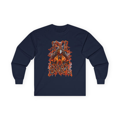 F.Y.I. I Ball Halloween Unisex Adult Cotton Long Sleeve Tee Printify