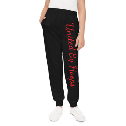 Scripted Black 'n' Red Youth Joggers