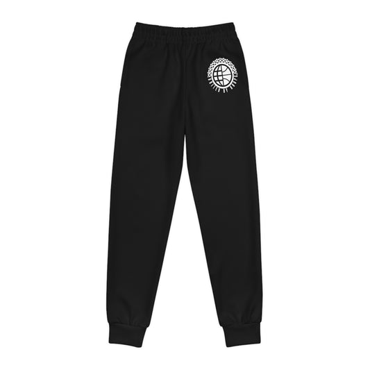 Black 'n' Grayish Youth Joggers