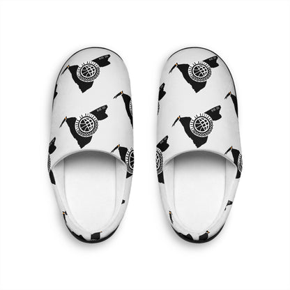 United By Hoops Blackout Indoor Slippers Printify