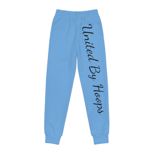 Scripted Blue 'n' Black Youth Joggers