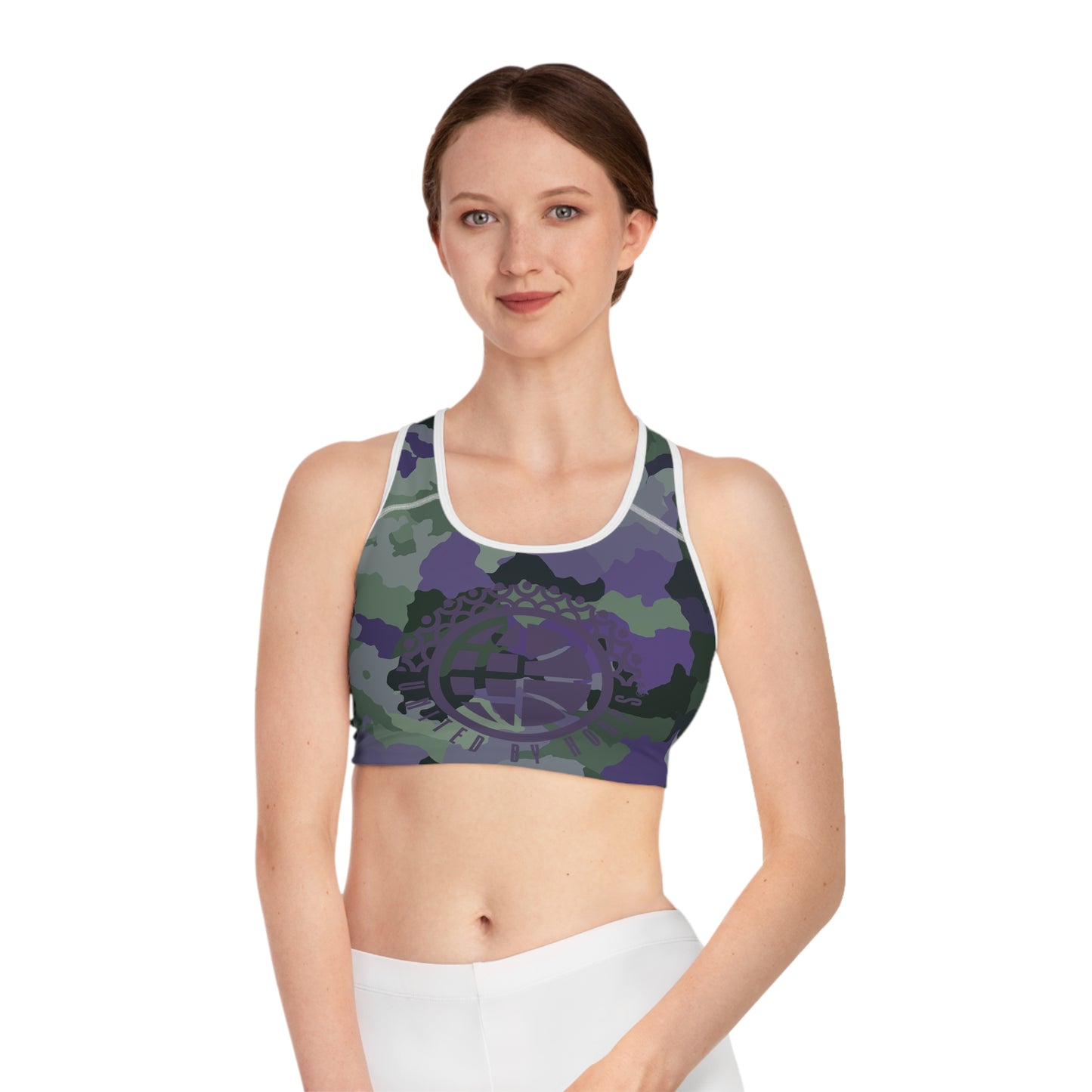 UBH Sports Bra Purp Camo