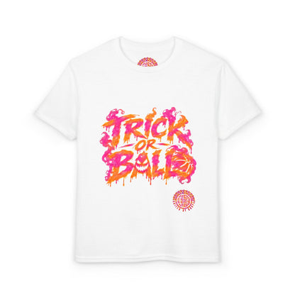 Trick or Ball Halloween Youth Limited Edition T-Shirt Printify