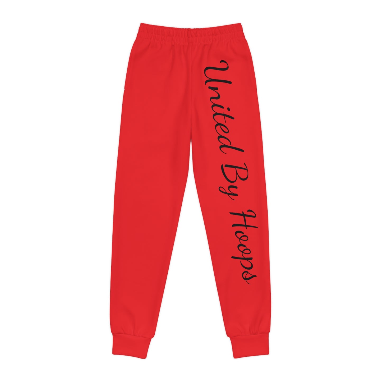 Scripted Red 'n' Black Youth Joggers