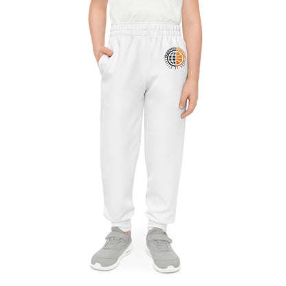 United By Hoops White Youth Joggers