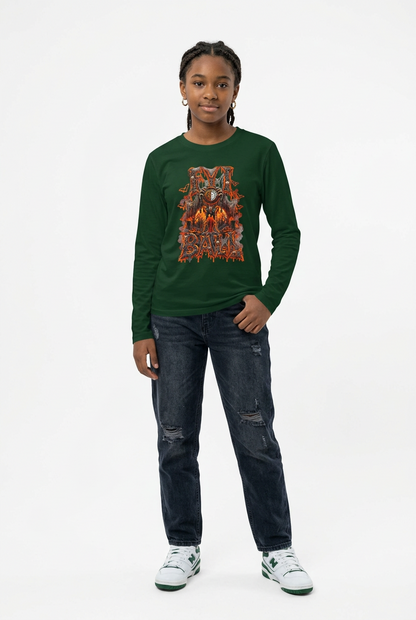 F.Y.I. I Ball Halloween Youth Long Sleeve Tee Printify