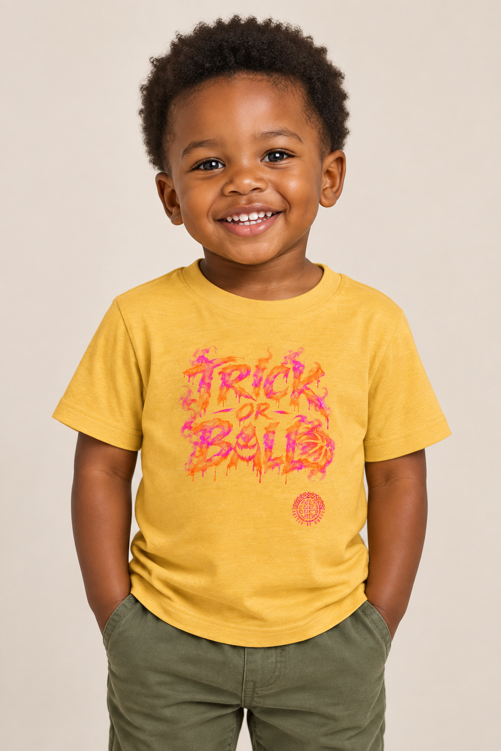 Trick or Ball Halloween Toddler Limited Edition Tee Printify