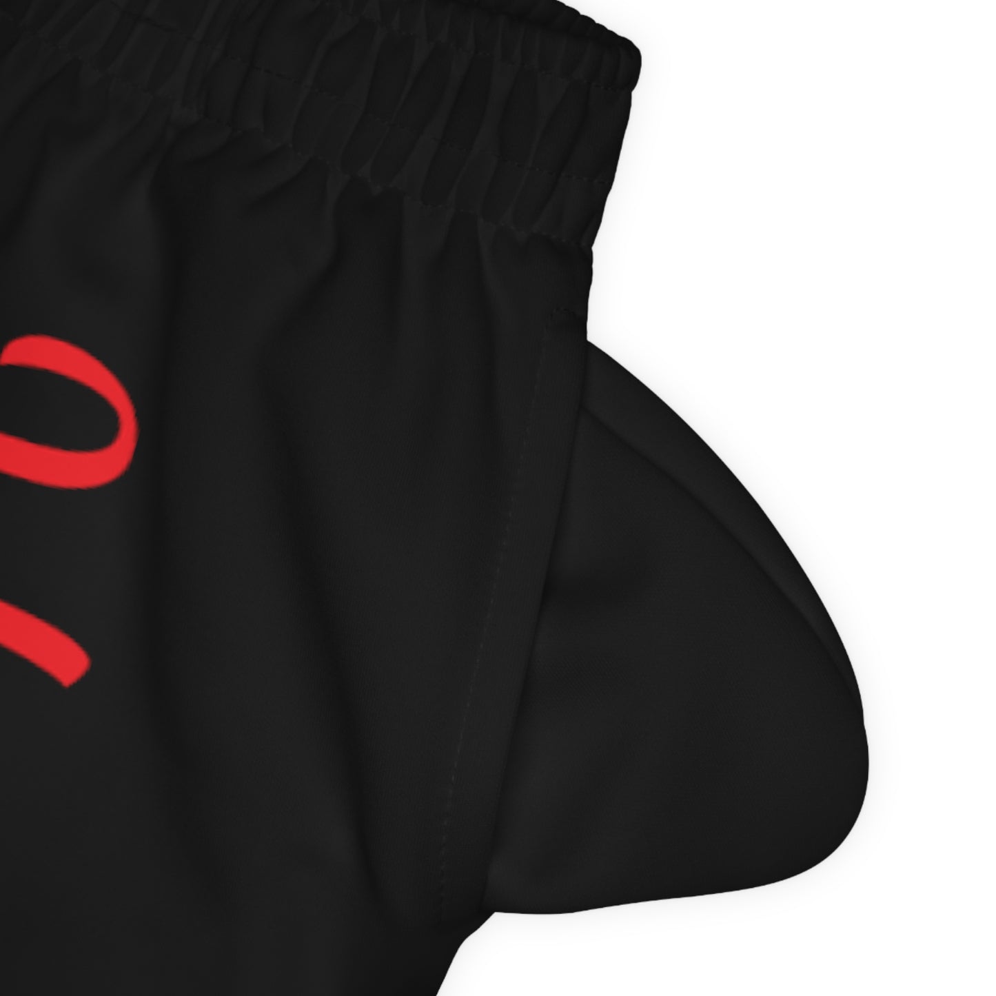 Scripted Black 'n' Red Youth Joggers