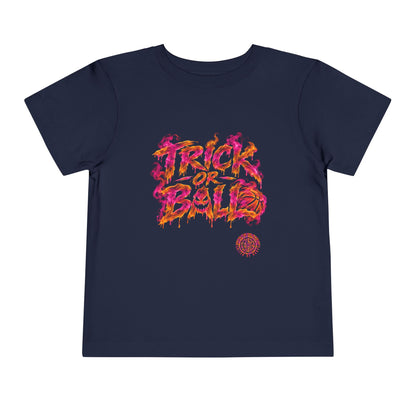 Trick or Ball Halloween Toddler Limited Edition Tee Printify