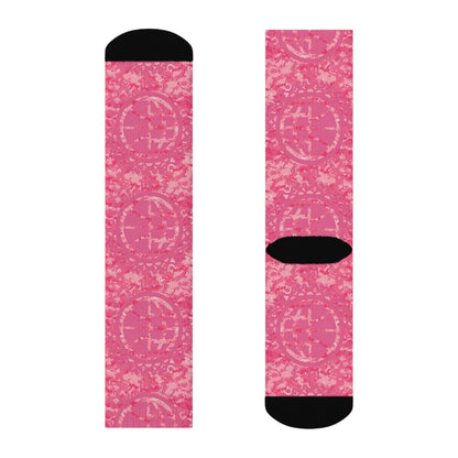 United By Hoops Camo Pink Unisex Socks