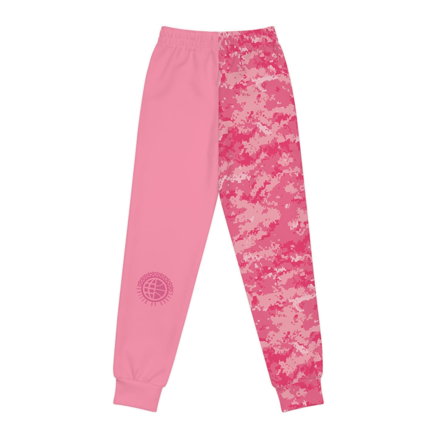 Camo in Pink Youth Joggers