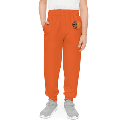 United By Hoops Orange Youth Joggers