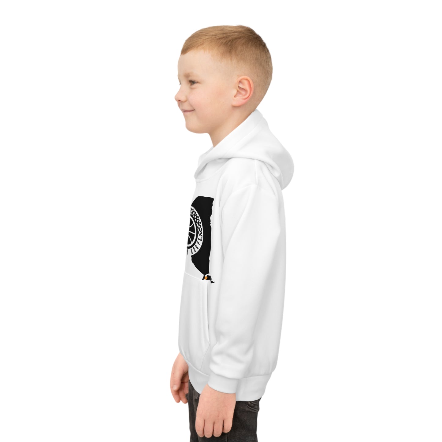 United By Hoops NYC BlackOut Youth Hoodie Printify