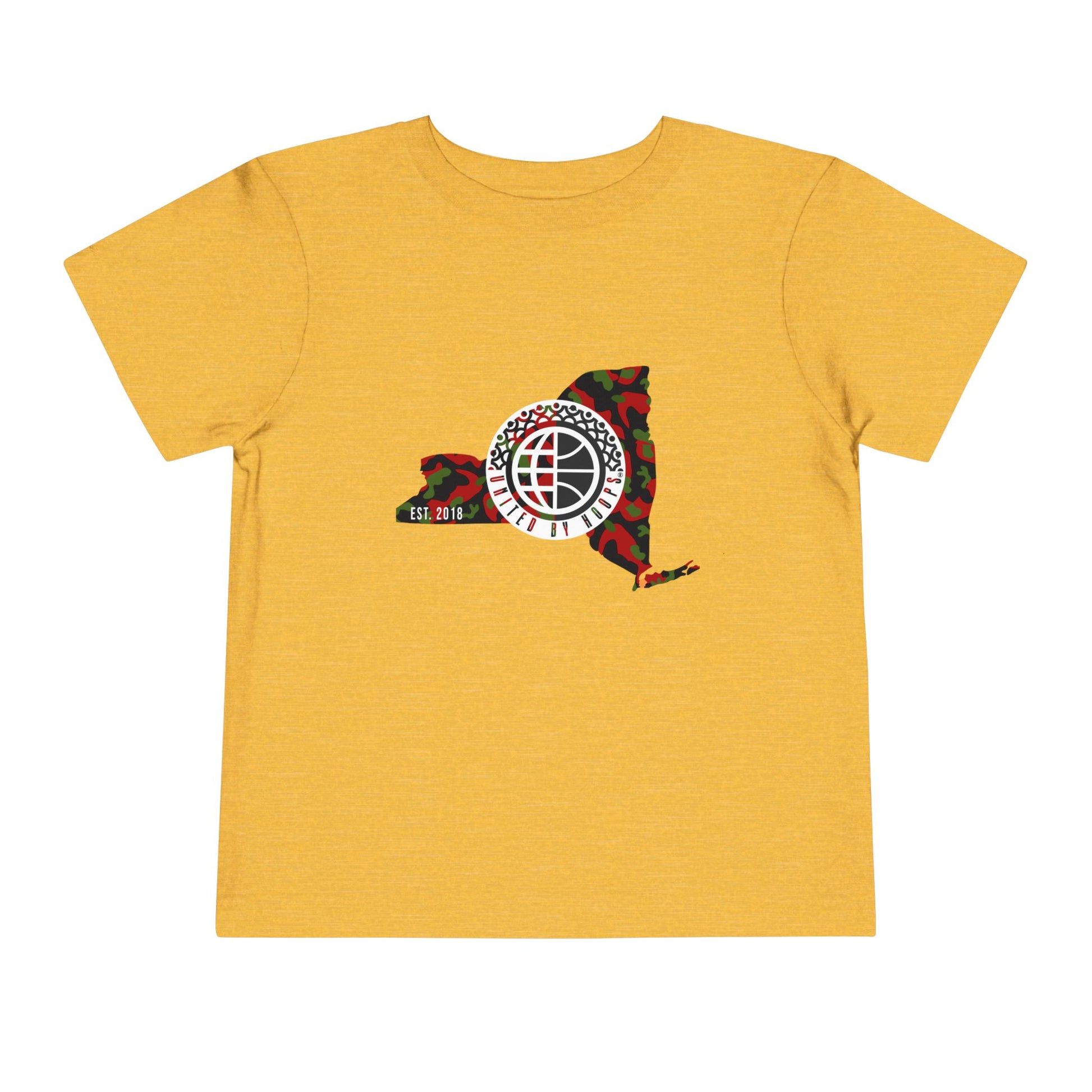 United By Hoops NYC Pan African Unisex Toddler Tee Printify