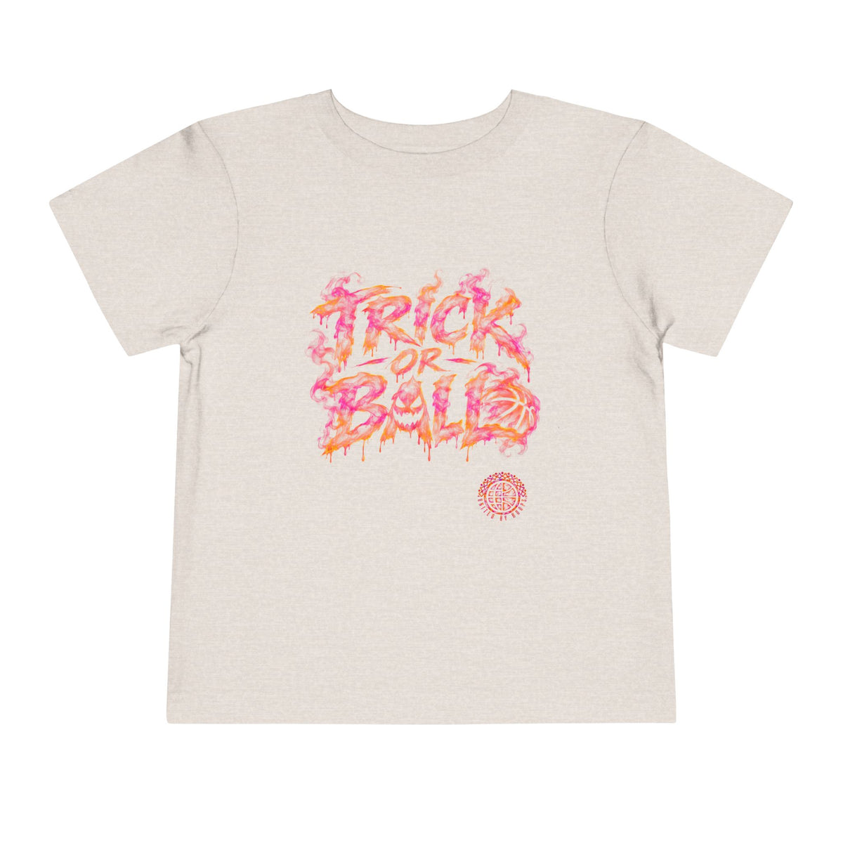 Trick or Ball Halloween Toddler Limited Edition Tee Printify