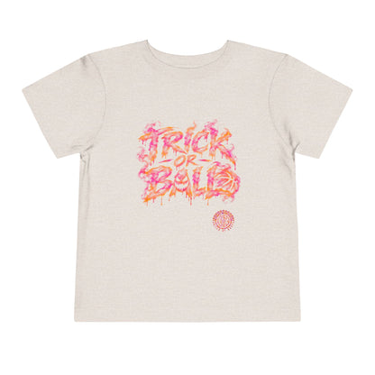 Trick or Ball Halloween Toddler Limited Edition Tee Printify