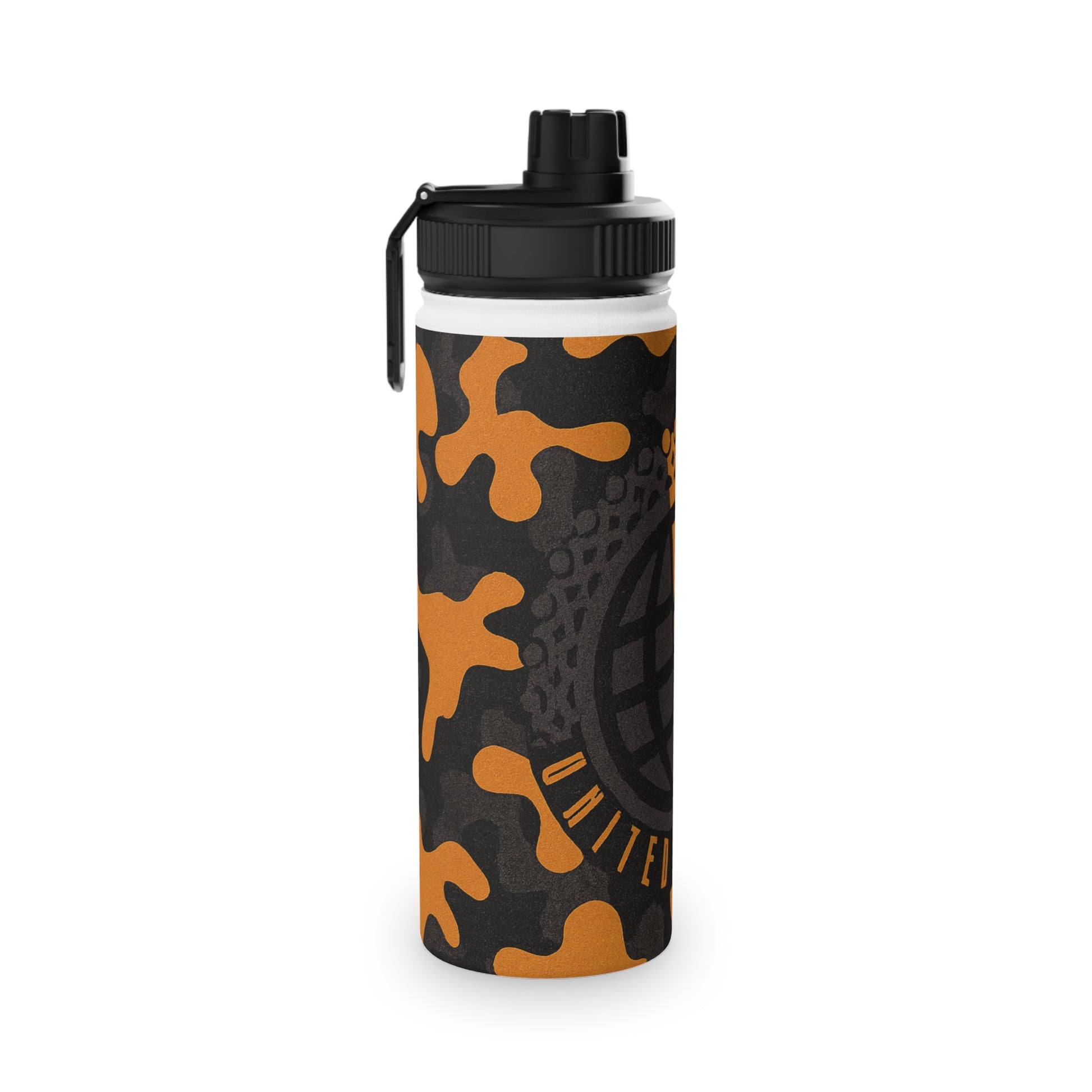 UBH Camo Stainless Steel Water Bottle Printify