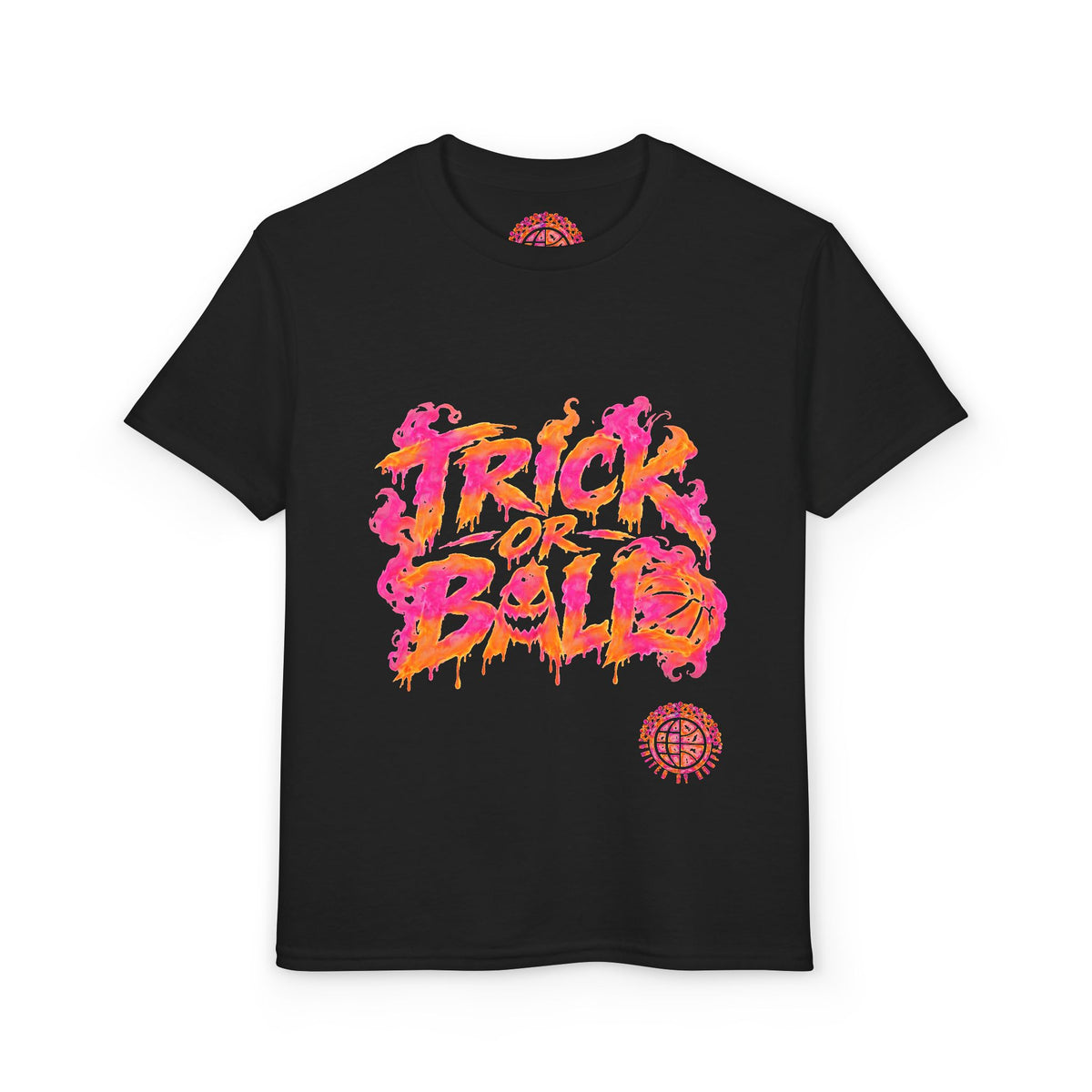 Trick or Ball Halloween Youth Limited Edition T-Shirt Printify